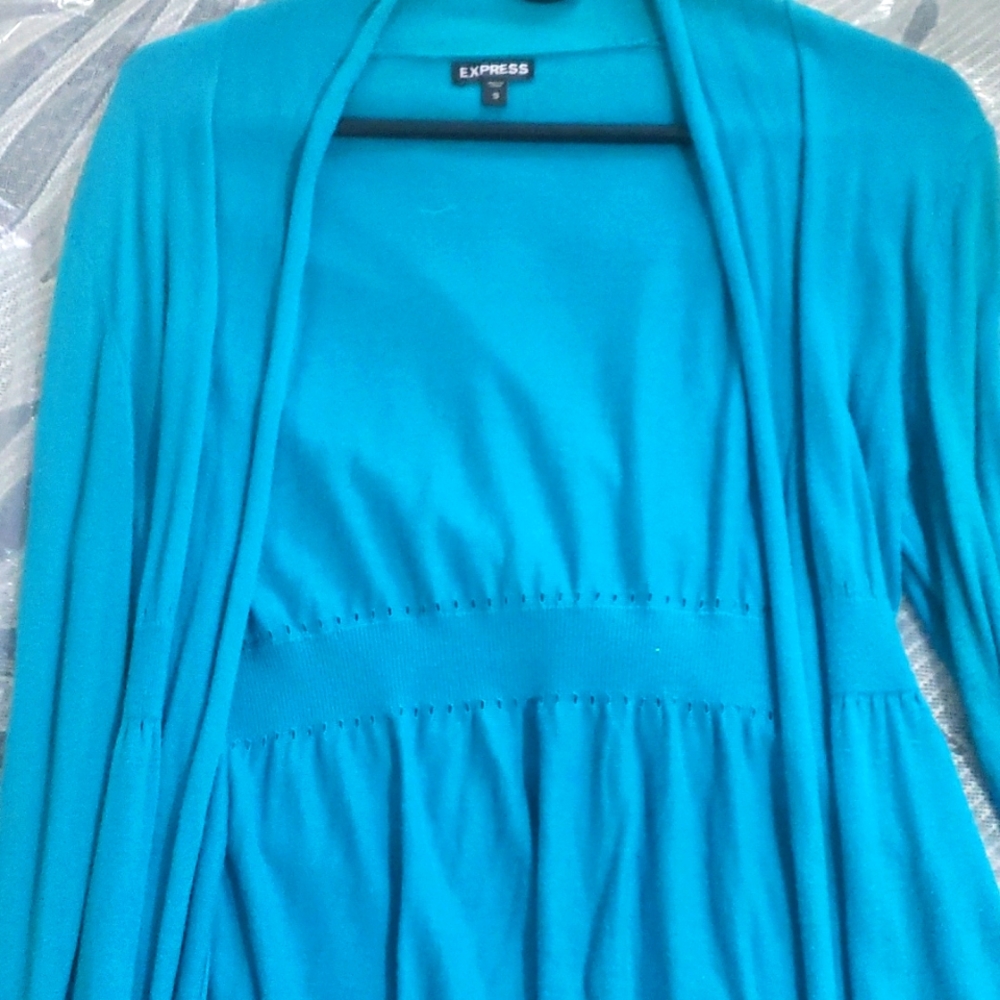 Aqua Blue Cardigan